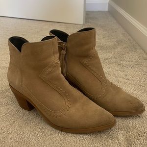 Rebecca Minkoff Suede Western Booties